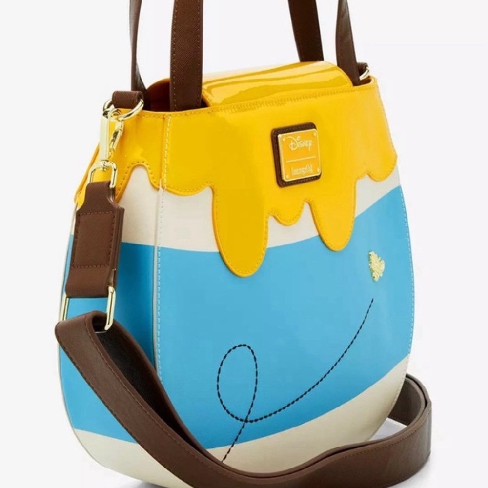 Loungefly Disney Winnie the Pooh Honey Pot Figural Crossbody Bag NWT​ - Picture 4 of 11